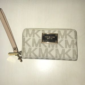 Michael Kors wallet and phone wristlet
